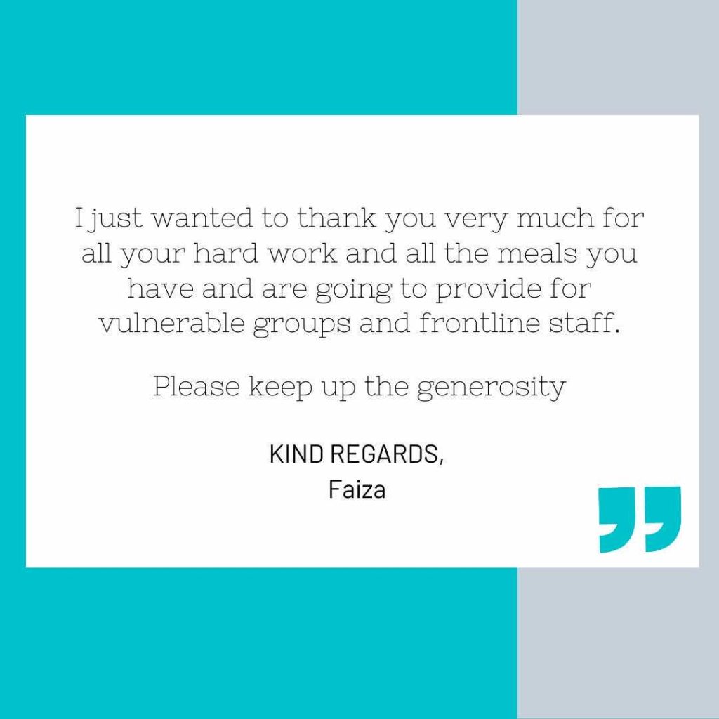 Covid Meal Delivery Hospital